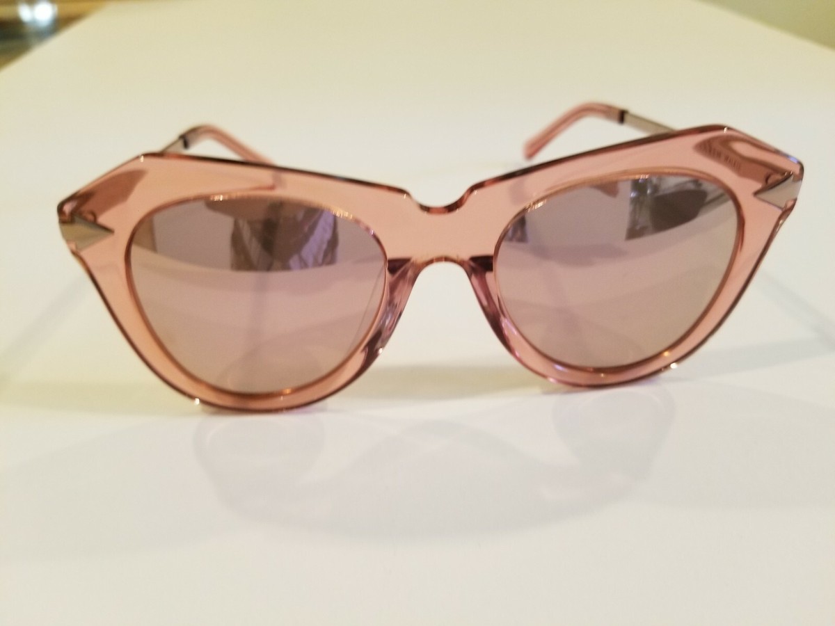 KAREN WALKER One Star 1701541 cat eye Rose Pink Mirrored  display picture 1