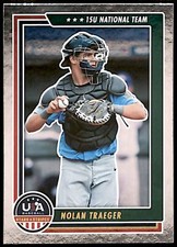 2022 Panini USA Baseball Stars & Stripes Longevity #87 Nolan Traeger Team USA