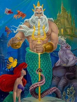 Triton's Kingdom - Jared Franco - Limited Edition Giclée on Canvas