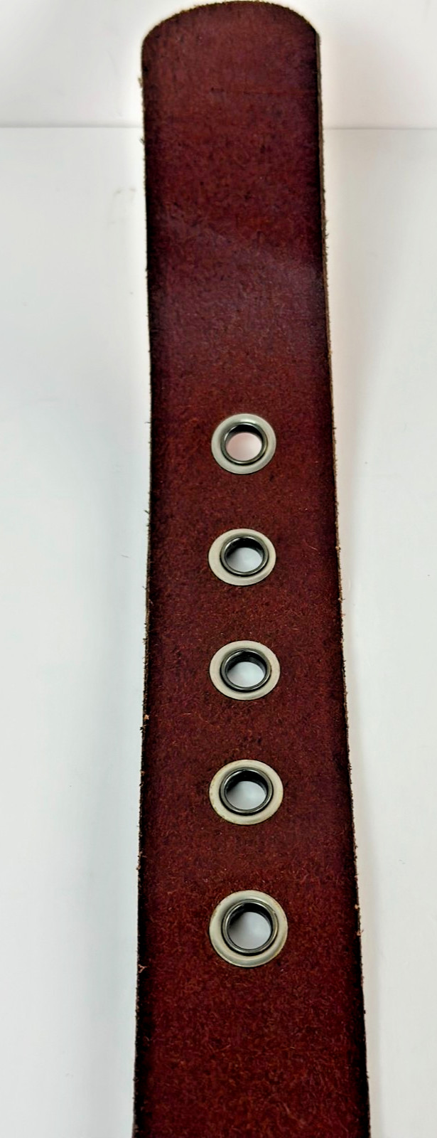 Fossil Leather Belt Patchwork Embossed Brown Wide… - image 14