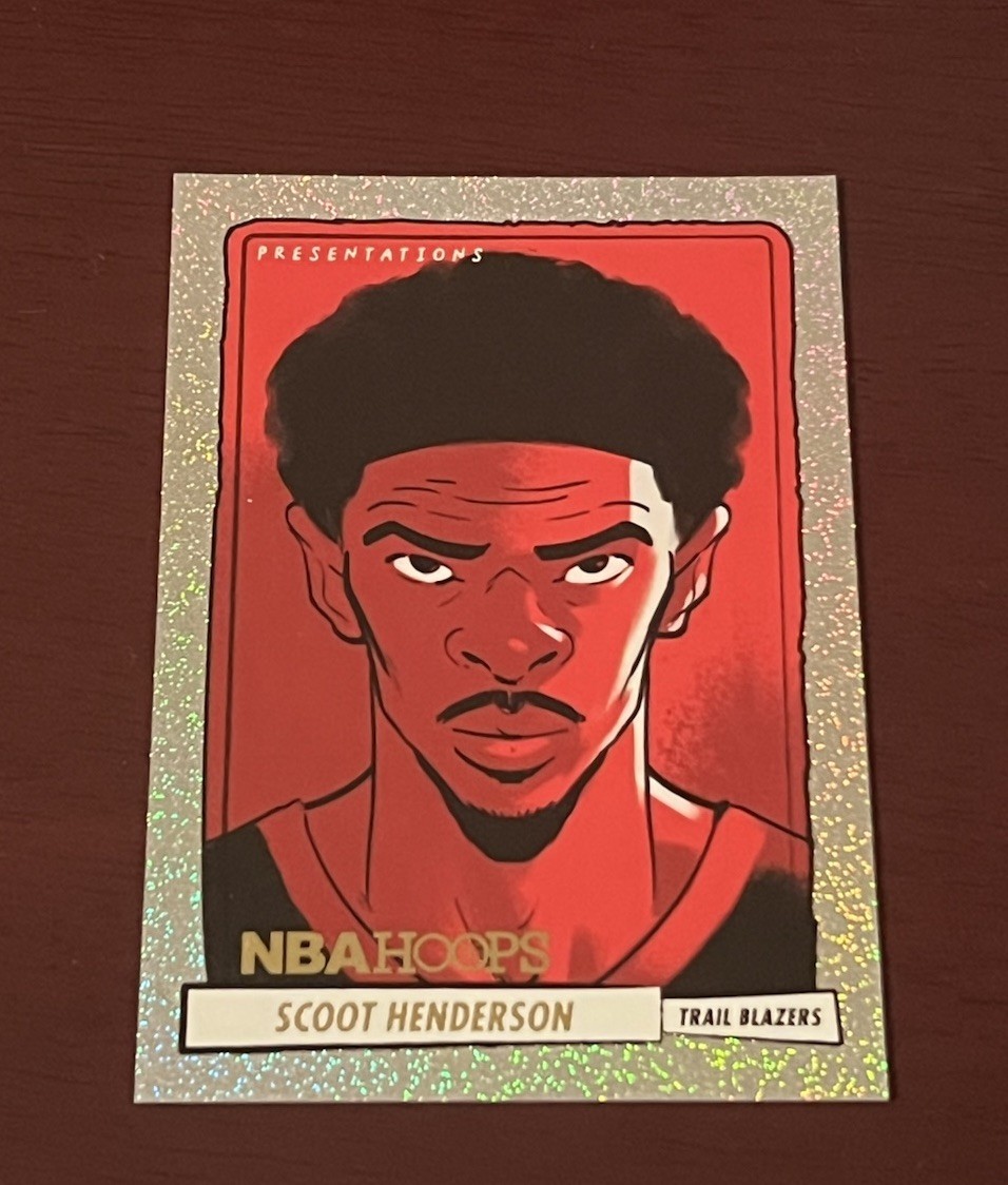2023 Panini NBA HOOPS Scoot Henderson #19 Presentations RC