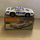 NOS MATCHBOX CARS : LESNEY MATCHBOX 75 #34 CHEVY PRO STOCKER BOXED 1980