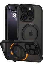 Black Cell Phone Case For iPhone 16 Pro 6.3 In Screen