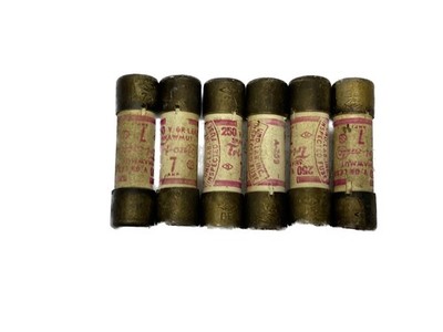 (6) NOS Shawmut Tri-Onic 7A 250VAC Class RK5 Time-Delay Fuses TR 7 TR7