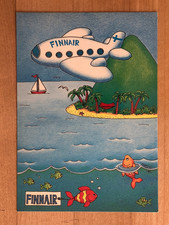 Postcard - Aircraft, FINAIR Cartoon
