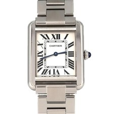 Cartier Tank Solo SM W5200013 SS Quartz from JAPAN