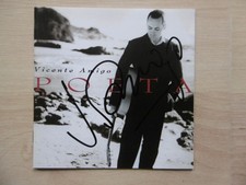 Vicente Amigo autograph signed CD booklet "Poeta"