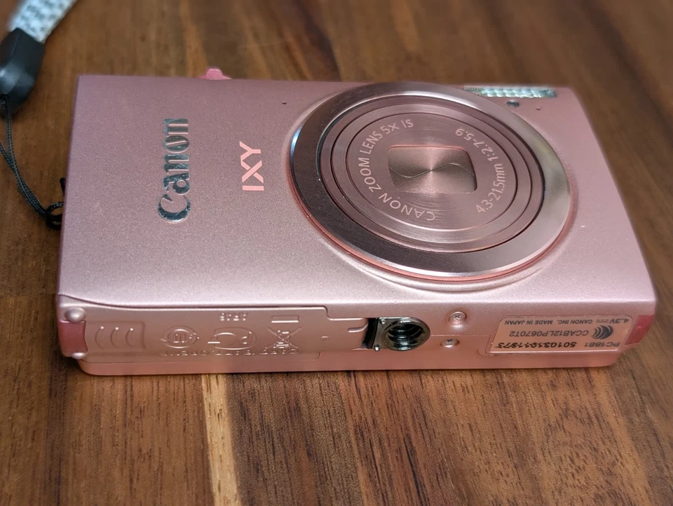 N MINT Canon IXY 430F Compact Digital Camera 16.1MP 5.0x English Japan Pink - Image 3 of 4