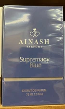 Supremacy Blue by Ainash Parfums 2.5 oz-75 ml  Extrait de Parfum New & Sealed.
