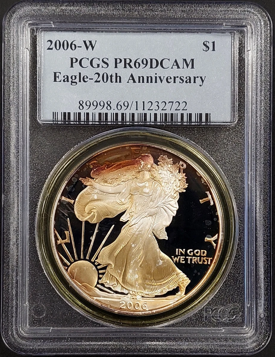 シルバー ゴールド アンティークコイン 2006 W American Silver Eagle