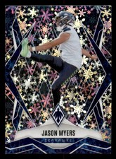 2025 Panini Phoenix Jason Myers #31 Silver Winter Prizm Seattle Seahawks