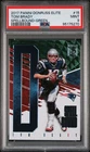 2017 Panini Donruss Elite Spellbound #15 Tom Brady Spellbound Green PSA 9