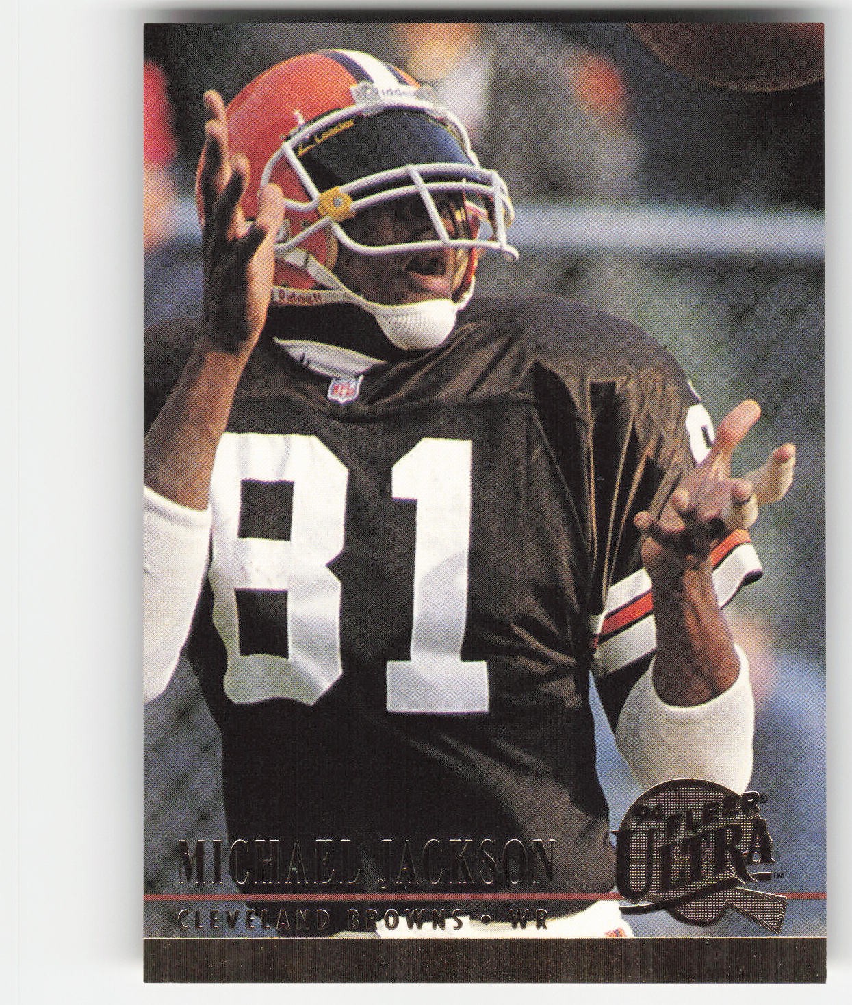 Michael Jackson, 1994 Ultra, #57, Cleveland Browns,