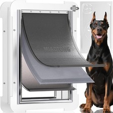 3 Flap Never Rust Extra Large Dog Door Sliding Lock