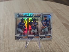 2021 Bowman Talent Pipeline Luis Carpio/Ronny Mauricio/Ryley Gilliam RC New York