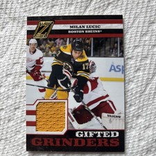 2010-11 Zenith Gifted Grinders Jersey 43/99 of MILAN LUCIC