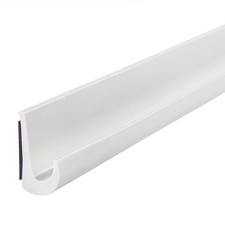 RV Rain Gutter 1/2 Inch Height Plastic Drip Rail PVC Rain Strip Roof Rain Divert