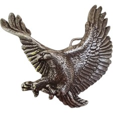 Silver Eagle Belt Buckle Men's Accessories Western Style