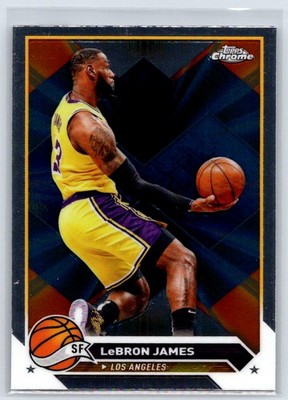 2023-24 Topps Chrome LeBron James #23 Los Angeles Lakers