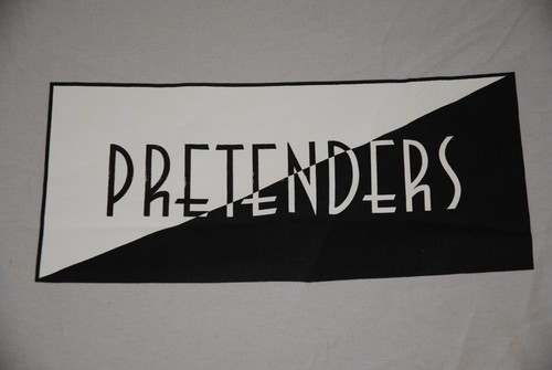 PRETENDERS LOGO T SHIRT NEW OFFICIAL BAND GROUP CHRISSIE HYNDE BRASS IN POCKET - Picture 2 of 3