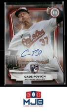 2025 Topps Tribute Cade Povich League Inauguration Autographs Red #/10 #LIA-CP