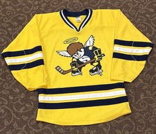 Men s Minnesota Fighting Saints WHA Jersey Made In Canada Logo Size S Rare
