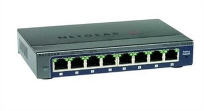 Used 8 Port GS108E Good Condition Gigabit Switch 100/1000 Netgear hb
