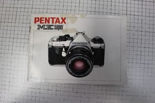 PENTAX ME Super camera booklet guide , owners manual