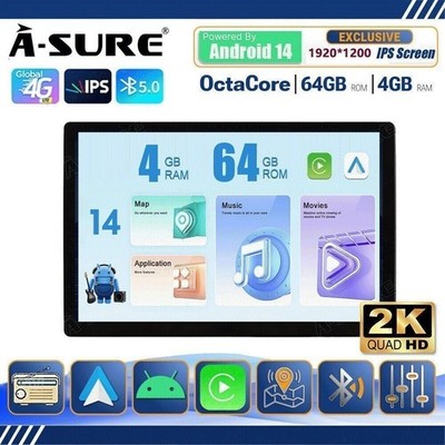 2K 13.1'' Android 14 CarPlay Autoradio RDS GPS Navi Für Fiat Ducato Peugeot Boxer