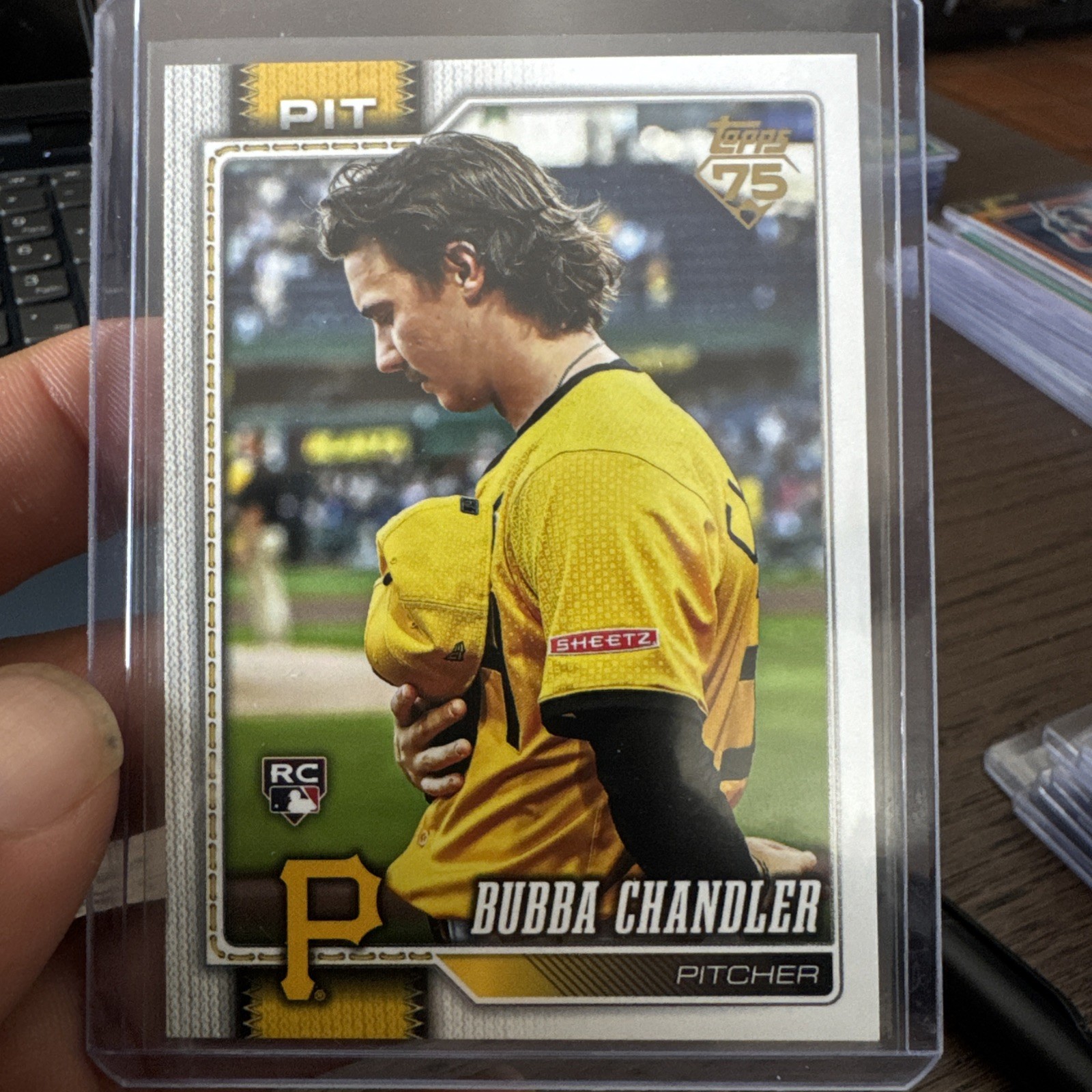 Topps 2026 Series 1 Golden Mirror Image Variation Bubba Chandler Rookie #283