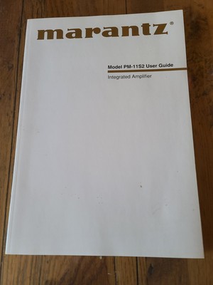 NOS Factory Marantz PM-11S2 Amplifier Owner's Manual Multi Language. NOT A COPY!