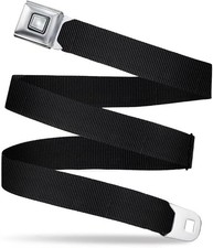 Buckle-Down mens Buckle-down Seatbelt Black Xl Belt, Black, 1.5 Wide - Fits P...