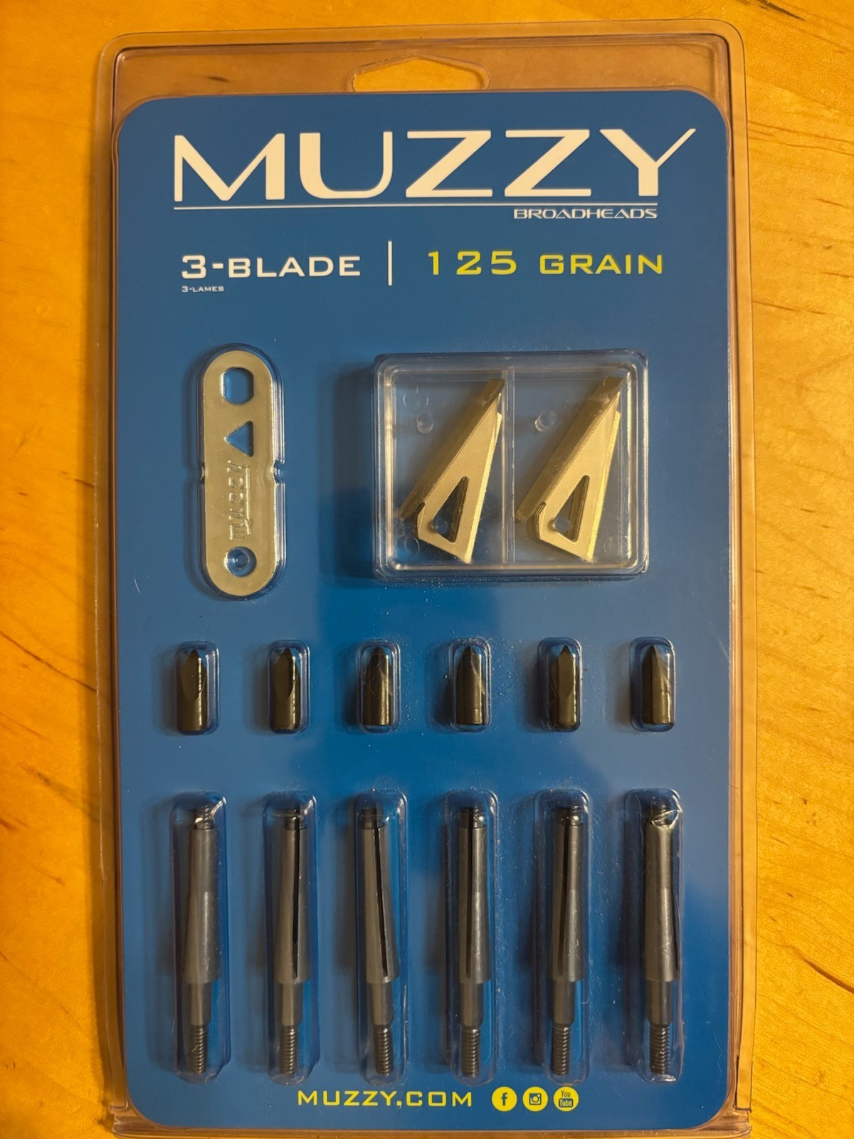 Muzzy 3-Blade Broadheads 125 gr. 6 pk.