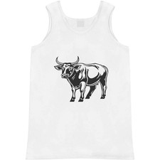 'Bull Standing' Adult Vest / Tank Top AV051728 