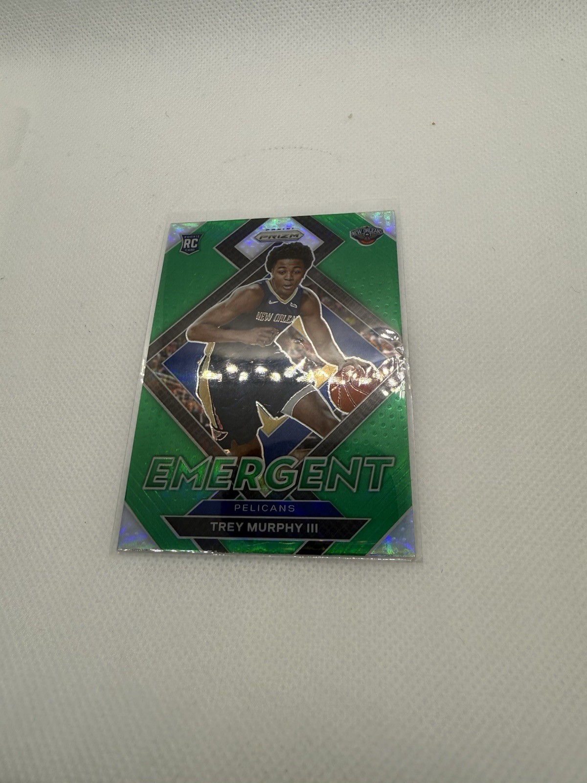 2021-22 Panini Prizm - Emergent Trey Murphy III #3 Green Prizm (RC)
