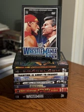 Lot of 9 WWE Wrestling DVD Bulk Bundle As Pictured