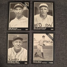 The Sporting News Conlon Collection 1991 Joe Dugan, Ira Flagstead, Uhle, Ball