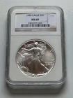 1990 American Silver Eagle NGC MS69