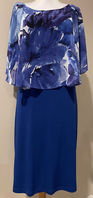 CONNECTED APPAREL Womens Periwinkle Dress NWT $88 - Sz 6