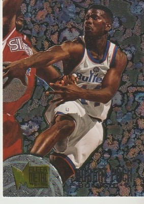 Fleer Metal 1995 NBA Karte Washington Bullets #207 Robert Pach