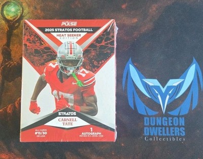 2025 PULSE STRATOS FOOTBALL HEAT SEEKER EDITION FACTORY SEALED HOBBY BOX