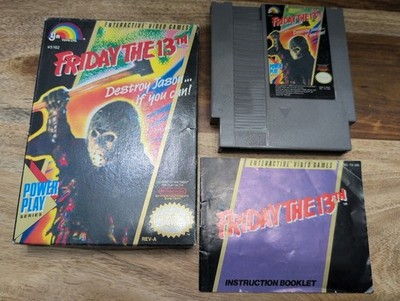 Friday The 13th (Nintendo NES) Complete in Box CIB - Tested 