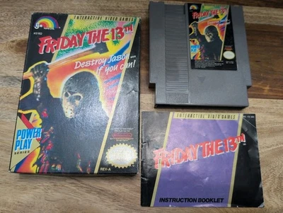 Friday The 13th (Nintendo NES) Complete in Box CIB - Tested  - Photo 1/4
