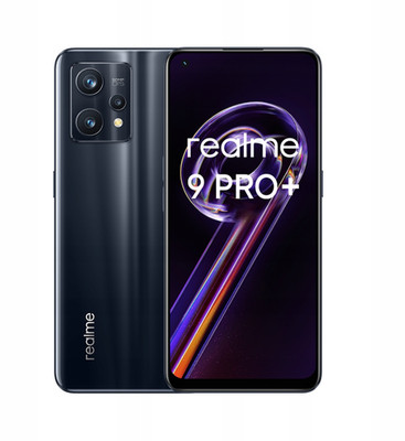 realme 9 Pro+ 5G Smartphone, 6 GB / 128 GB, Midnight Black, NEU