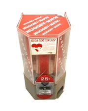 NUGGET-MATIC HERSHEY'S CHOCOLATE Vintage CANDY VENDING Quarter MACHINE Carousel