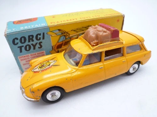VINTAGE CORGI TOYS 436 CITROEN ID 19 SAFARI IN ORIGINAL BOX 1963