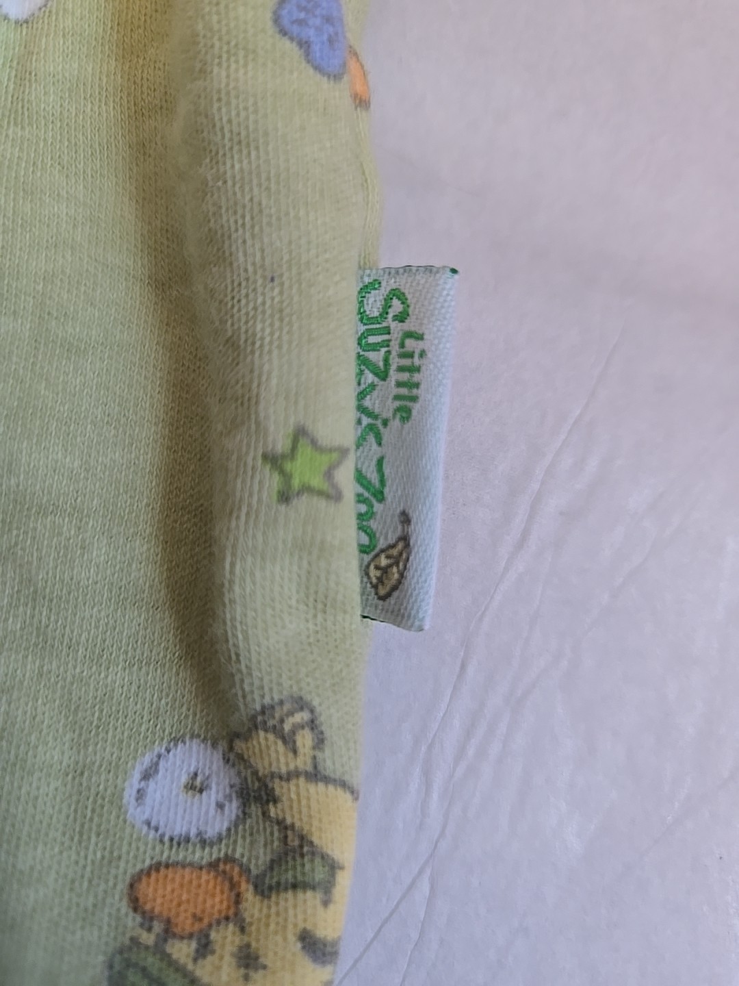 3-6 M Little Suzy's Zoo One Piece Romper Baby Outfit Vtg Y2k 90s/00s Duck