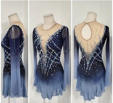ice figure skating competition dress Gymnastics costume dance Dress dyeing