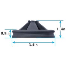 Disposal Splash Guard Garbage Stopper For InSinkErator-Black Rubber