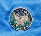 Sunshine Mint 1 Troy Oz .999 Fine Silver Round SI Mint Mark Eagle